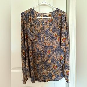 LOFT Feather Blouse